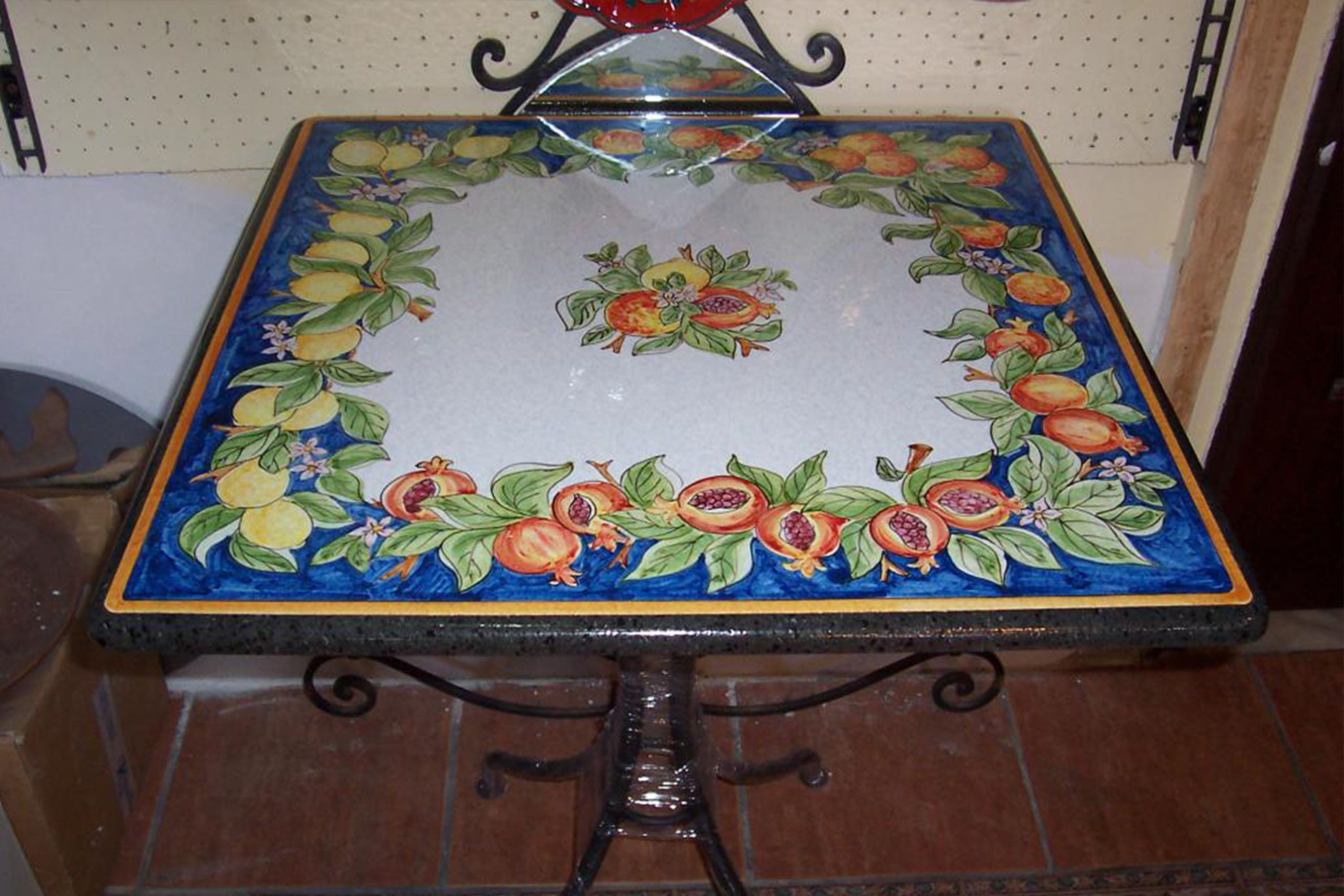 Troff Lav Taşı Masa Kare PNHZT1110