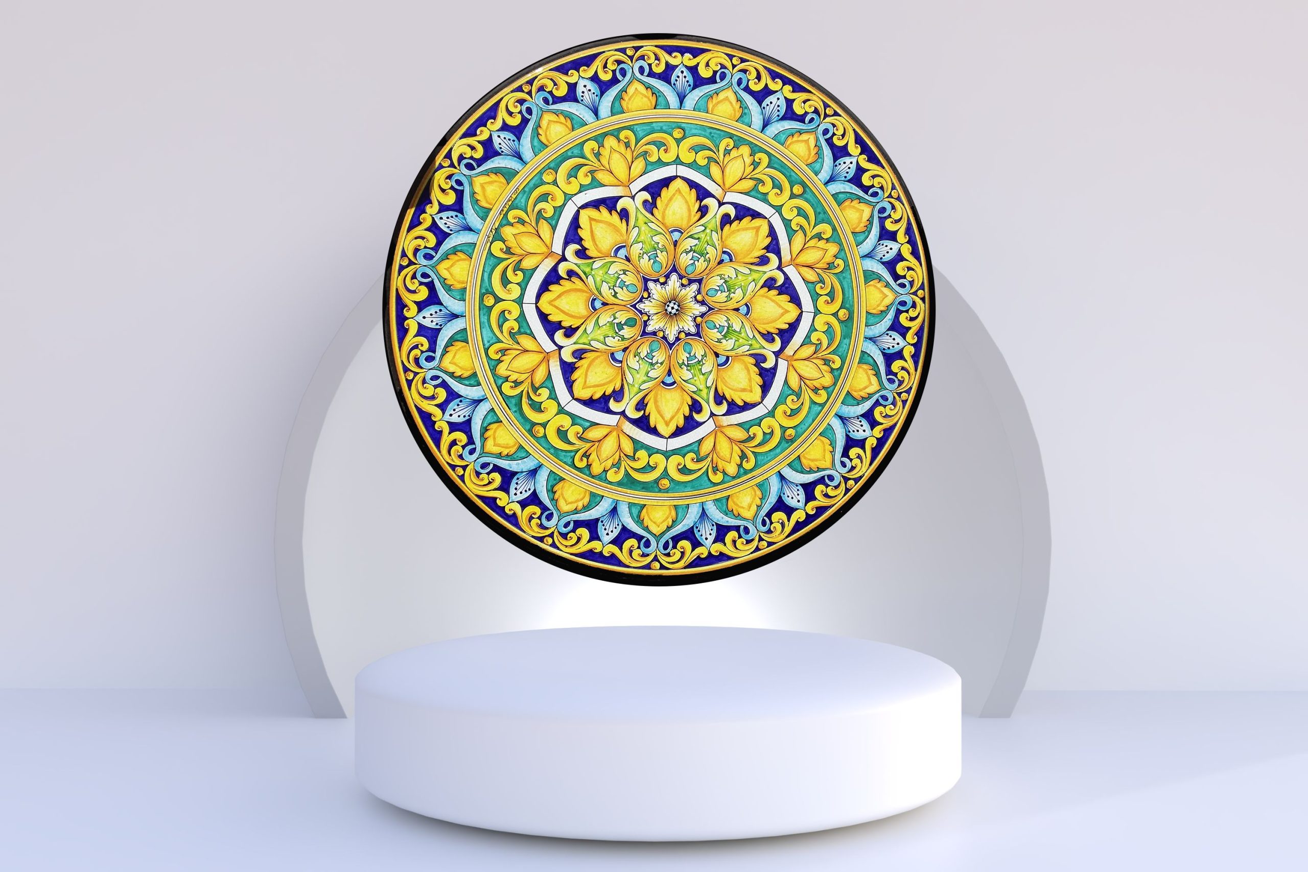 Troff Lav Taşı Masa Yuvarlak PNHZT1201