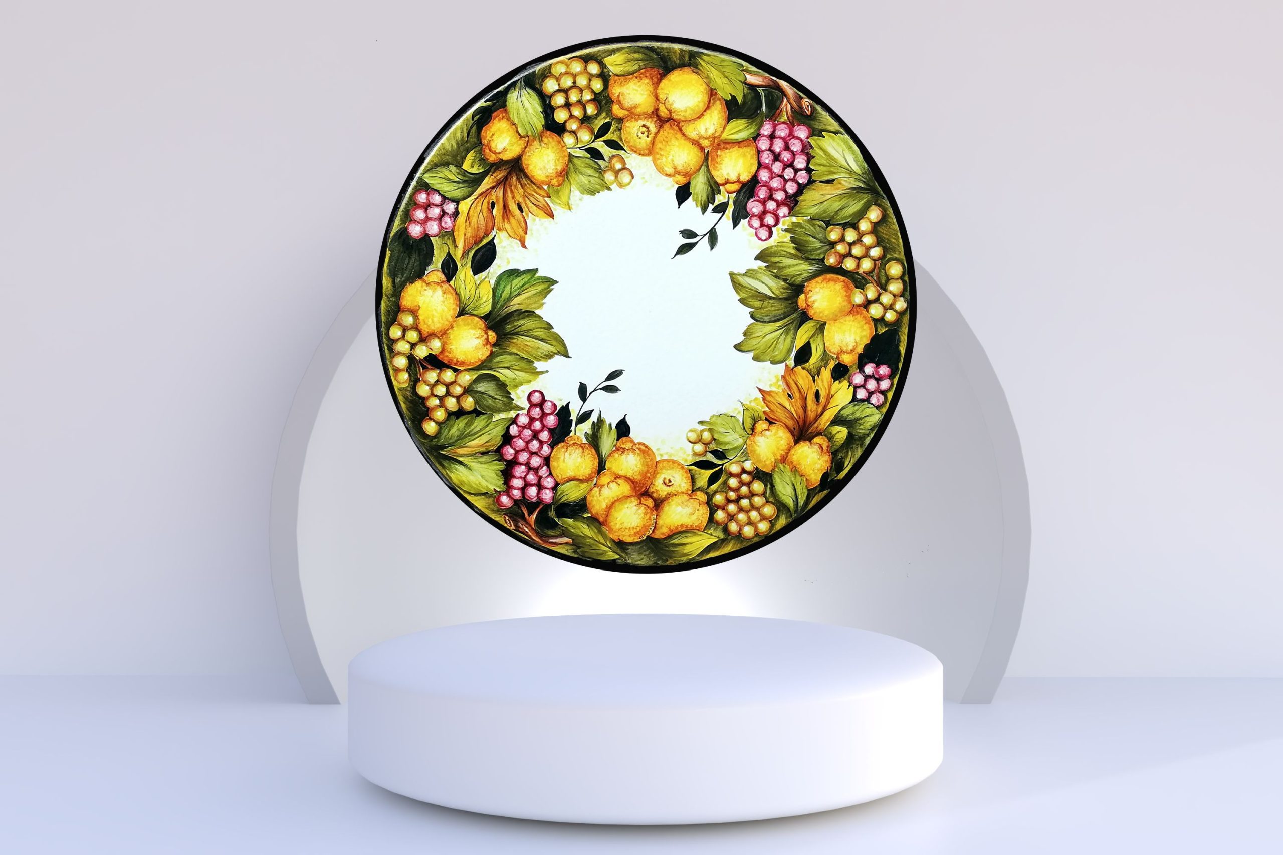 Troff Lav Taşı Masa Yuvarlak PNHZT1209